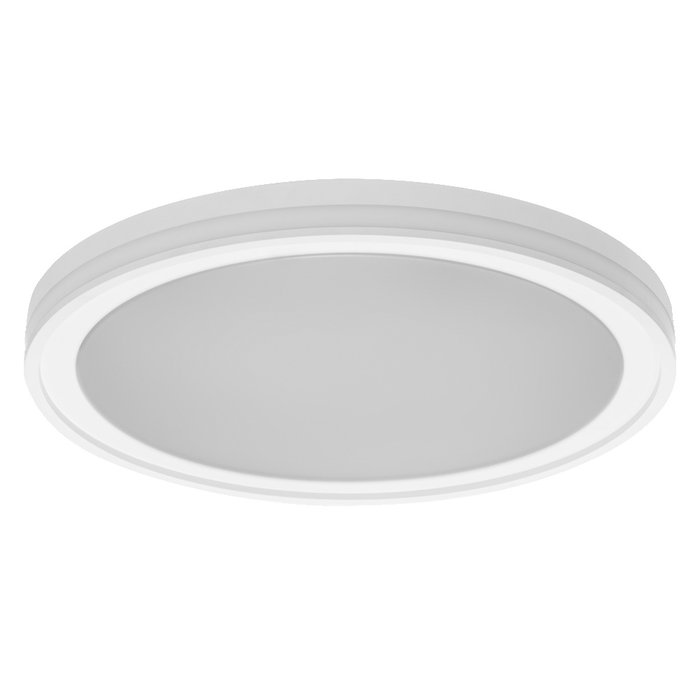 Ledvance LED ceiling luminaire Smart main and side light TW RGB and dimmable Smart+ Orbis Ceiling 460mm White – 4058075573871