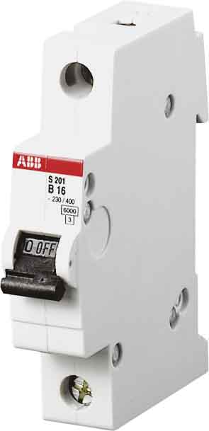 ABB Stotz S&J Sicherungsautomat 6kA 10A B 1p S201-B10 - 2CDS251001R0105