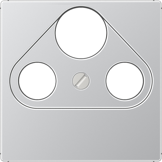 Jung Abdeckung alu für SAT-TV-Dose A 561 PLSAT AL - A561PLSATAL