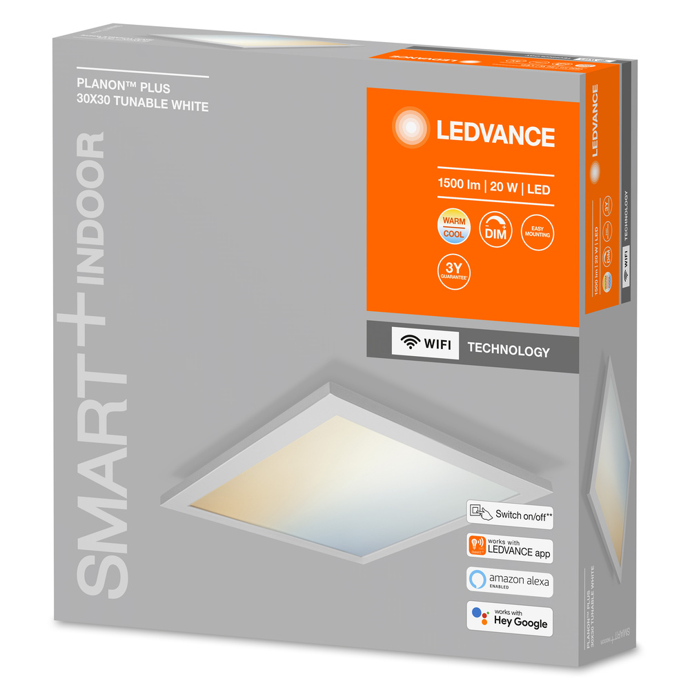 Ledvance LED-Panelleuchte SMART+ Planon Plus TW 300X300