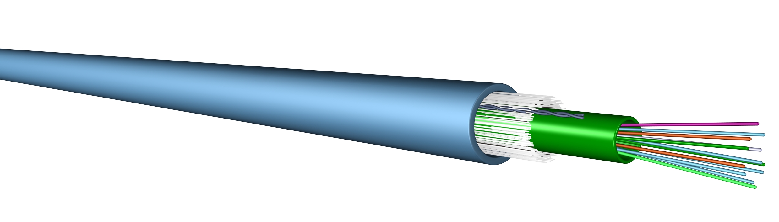 Draka Comteq (DNT) LWL-Kabel U-DQ(ZN)BH ZB 12E9 OS2 3,0kN 60011299-Eca - 60011299