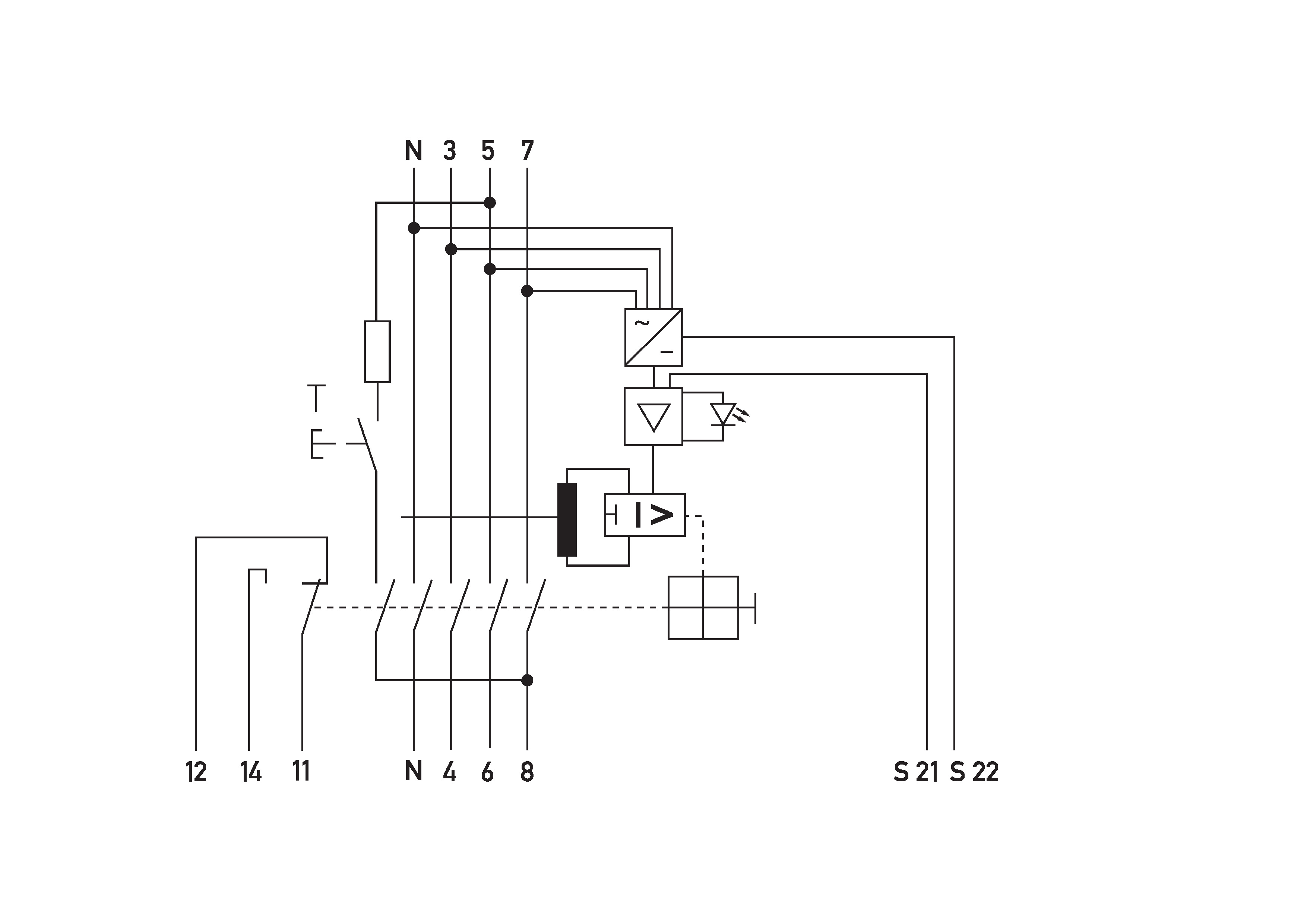 Doepke FI-Schalter DFS4 040-4/0,03-A NA - 9134841