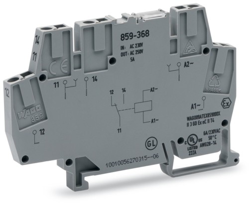 WAGO GmbH & Co. KG Relaisklemme 230VAC 1U 859-368 - 859-368