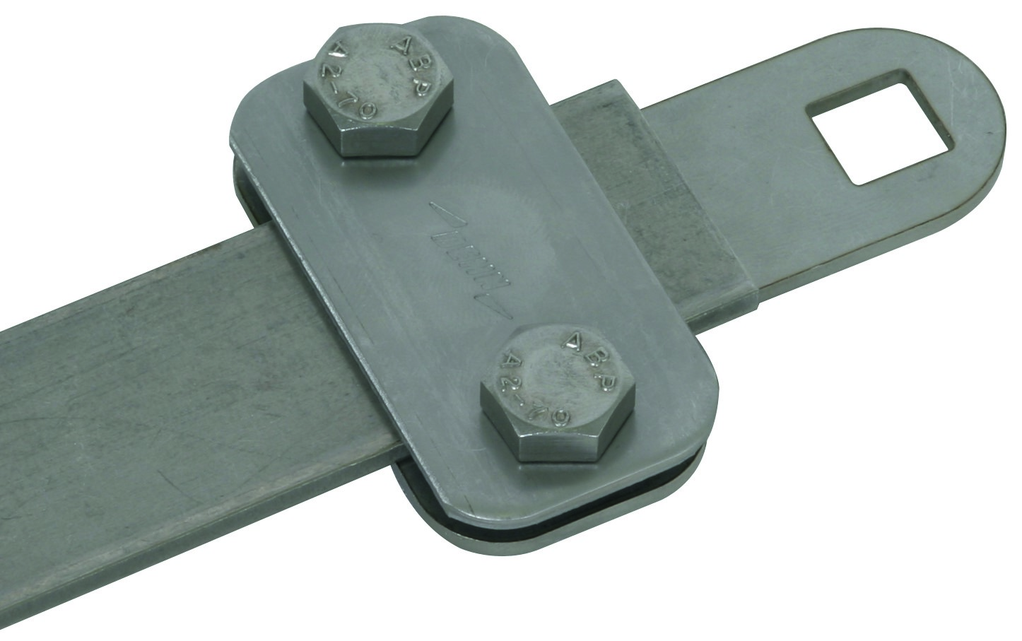 DEHN KlemmstÃ¼ck NIRO D11mm KS B11.11 FL30X4 V2A