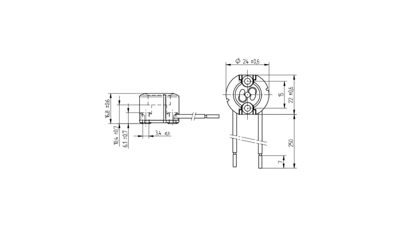 BJB Lampholder GU6.5 for HID lamps