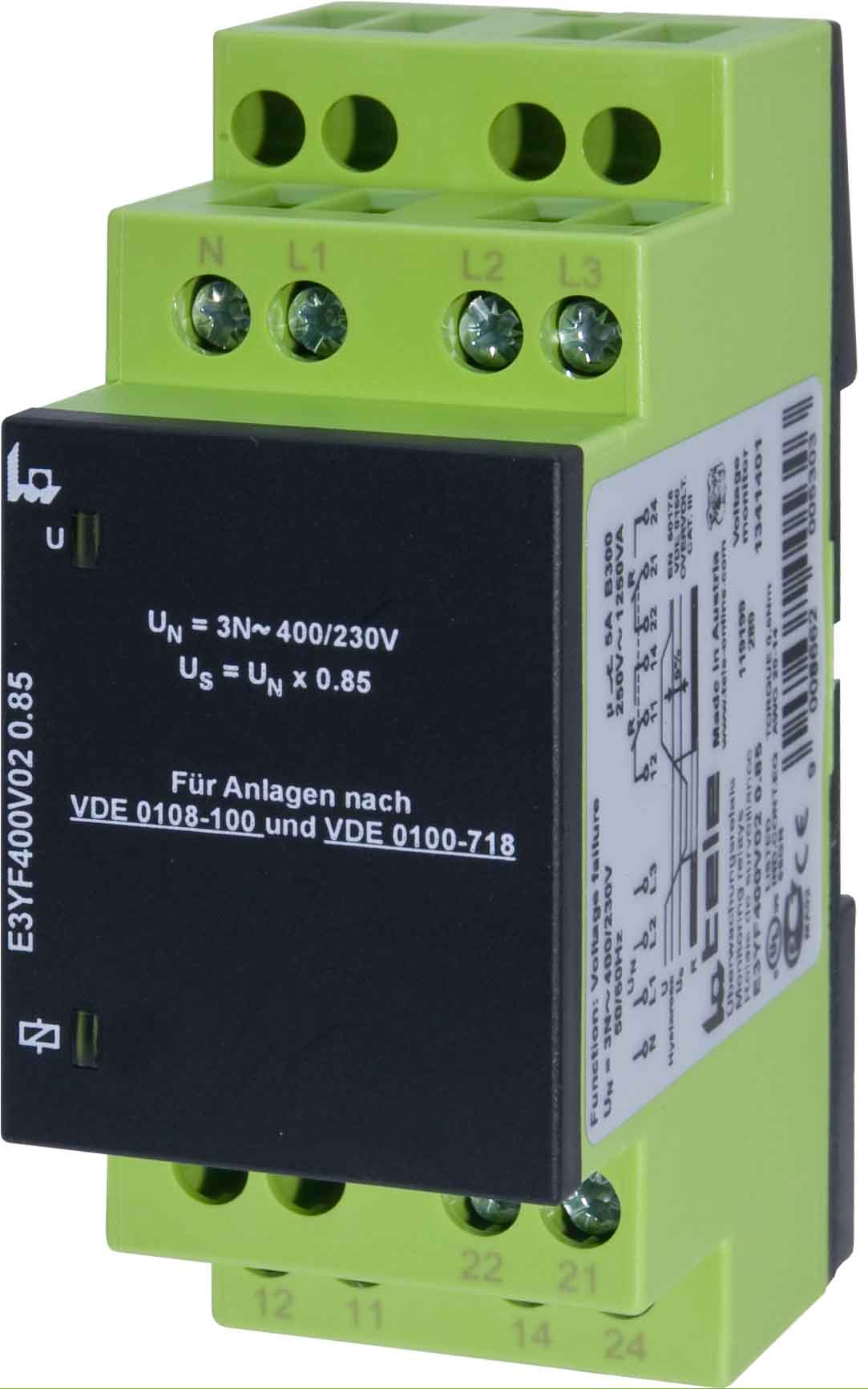 Tele Haase Überwachungsrelais E3YF400V02 0.85 - 1341401