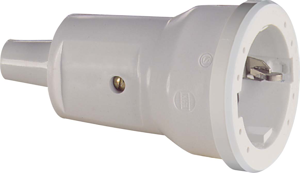 ABL GmbH Schuko-Kupplung PVC weiß 1679080