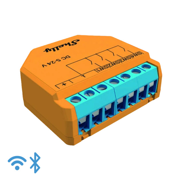 Shelly Unterputz Plus i4 DC Szenenaktivierer WLAN BT
