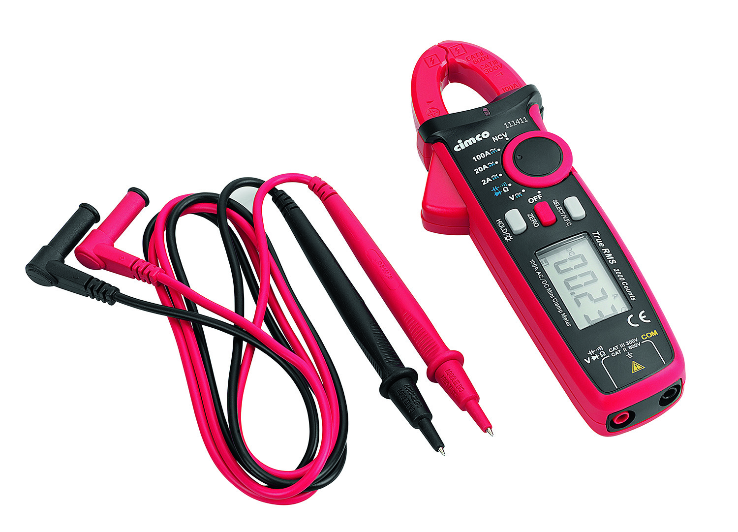 Cimco Werkzeuge AC/DC-TrueRMS-Stromzange 111411