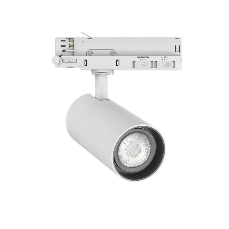 DOTLUX LED tracklight SLIMtrack-eco max.21Watt POWERselect & COLORselect white 36degrees - 4890-199036
