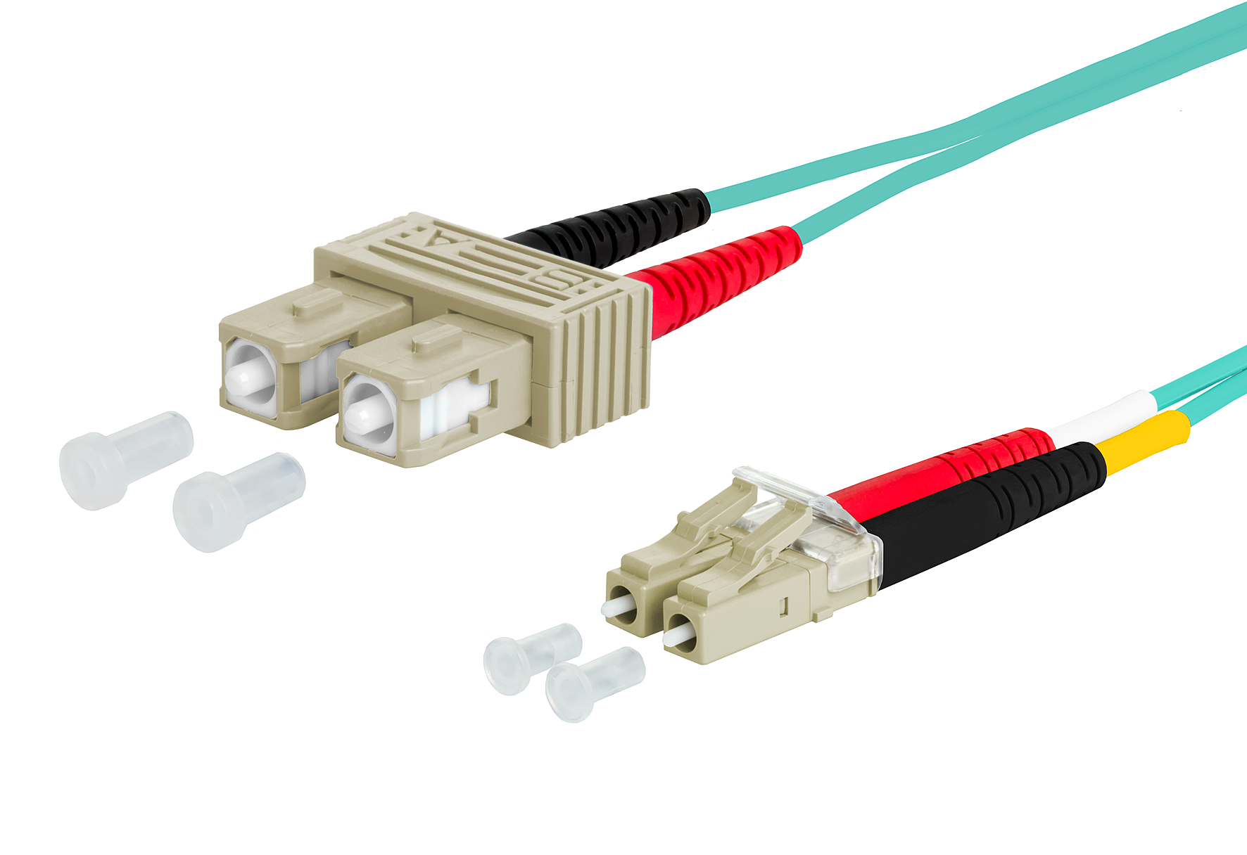 Metz Connect Duplexkabel LC/SC 50,0 OM3 1m 151J1EOJO10E