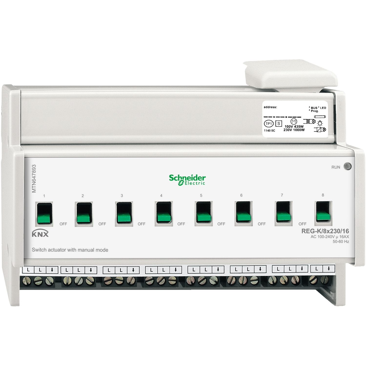 Schneider Electric Schaltaktor REG-K/8x230/16 MTN647893