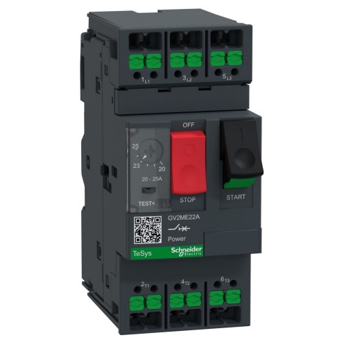 Schneider Electric Motorschutzschalter 20-25A Snapin GV2ME22A - GV2ME22A