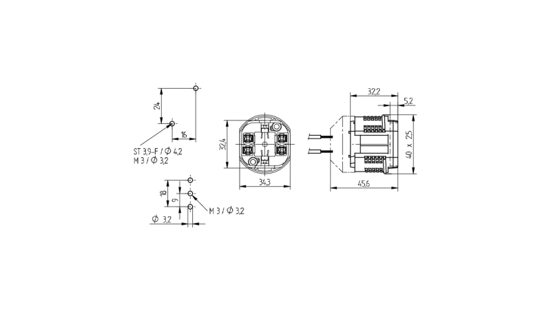 BJB Lampenfassung G24/GX24 für CFL/TC-DEL, TC-TEL 26.745.1351.50