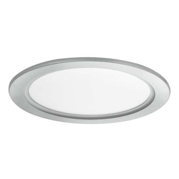 Brumberg recessed LED panel 16W 24V 4000K round silver - 12217684