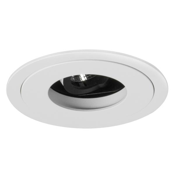 Brumberg LED-Einbauleuchte 350mA 12,2W rund strukturweiß - 12603173