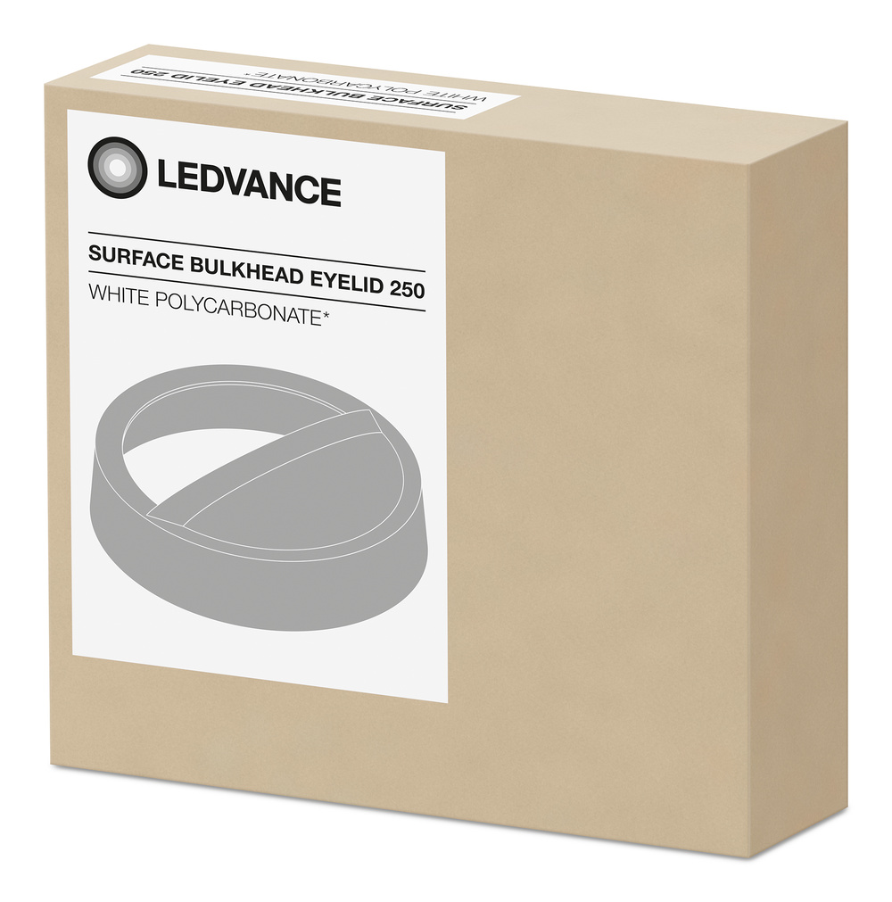 Ledvance LED-Wand- und Deckenleuchte SURFACE BULKHEAD EYELID 250 WT - 4058075375482