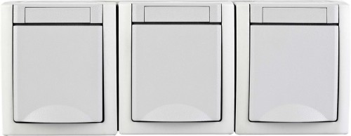 Panasonic Steckdose 3-fach waager. FR-AP weiß 90591599-DE - 90591599-DE günstig online kaufen