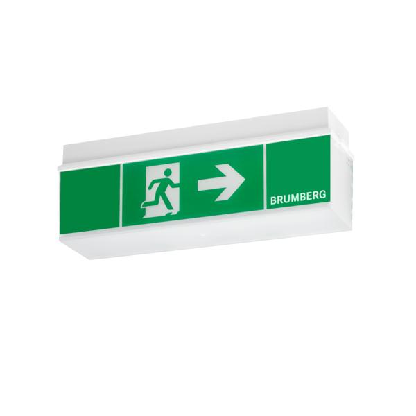 Brumberg Leuchten LED-Rettungszeichenleuchte mit Piktogramm, 3/8h 79031004