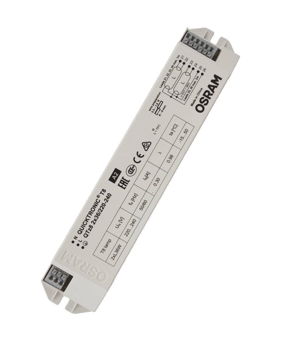 Osram Vorschaltgerät FL-EVG OSRAM QTZ8 2X36/220-240 - 4008321863324