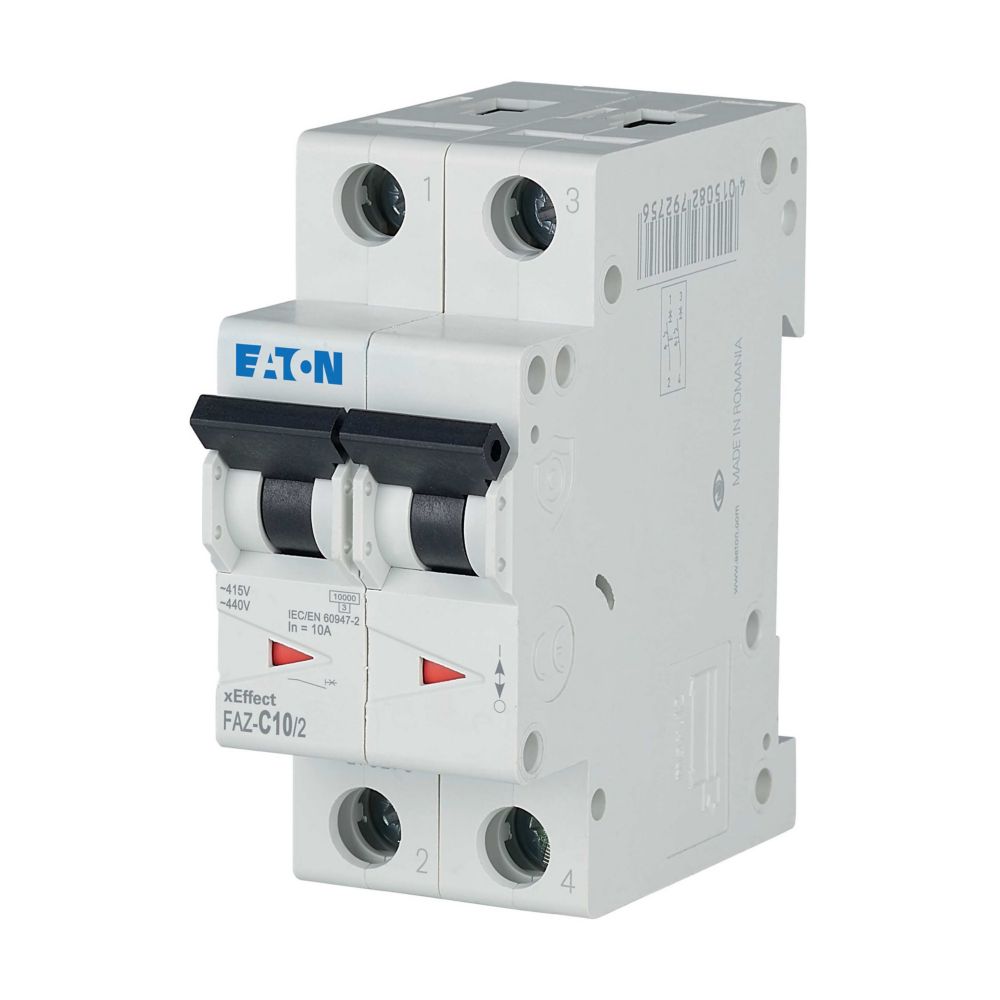 Eaton Leitungsschutzschalter C 10A, 2p FAZ-C10/2 - 278756