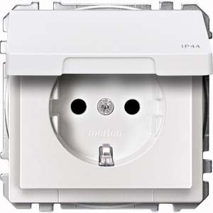 Merten SCHUKO-Steckdose pws Klappdeckel IP44 MEG2314-4019 günstig online kaufen