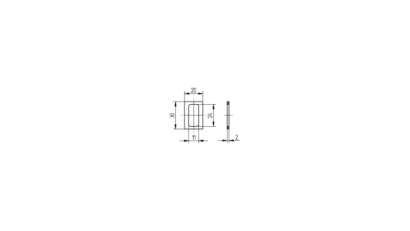 BJB Foot gasket for end fixing lampholders