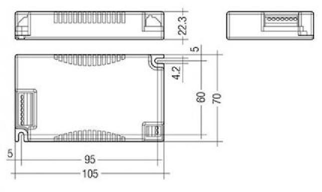 Tridonic LED EVG Tridonic LCA 10W 150-400mA one4all C PRE