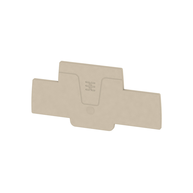 Weidmüller Abschlussplatte beige AEP 2T 2.5 - 1547690000