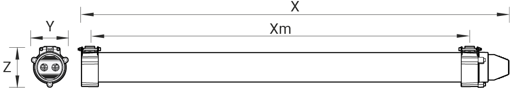 Zalux LED-EX-Leuchte STRONGEx1 G2 S1 12 PVW 56-840 ET - 10269631