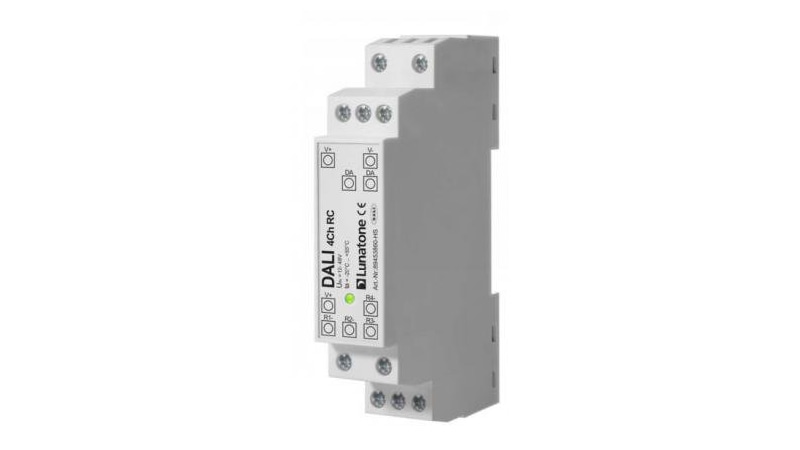 Lunatone Light Management Relais-Controller DALI 4Ch RC DIN rail