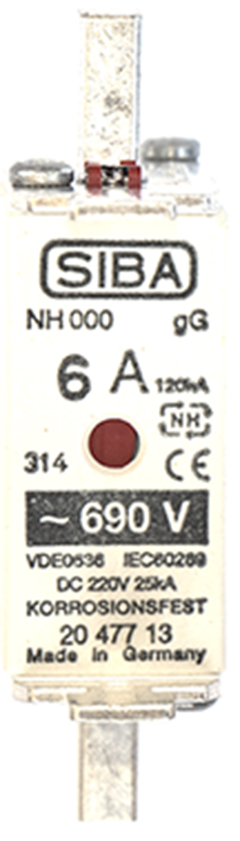 Siba NH-Sicherungseinsatz 50A NH00 gG 690V 2047713.50