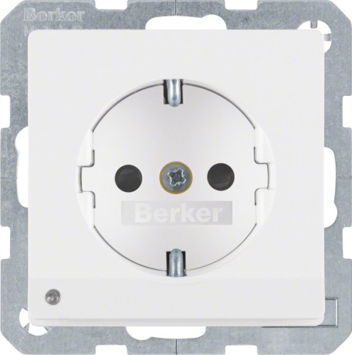 Berker SCHUKO-Steckdose pows/sa LED-Orientierg-licht 41096089 - 41096089 günstig online kaufen