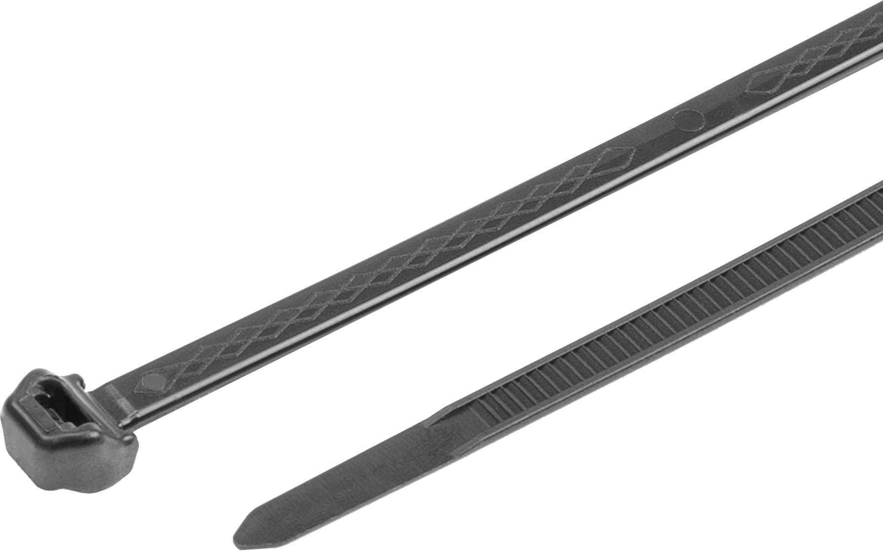 HellermannTyton Kabelbinder 200x4,9 anti slip sw S50ROS-PP-BK (100)