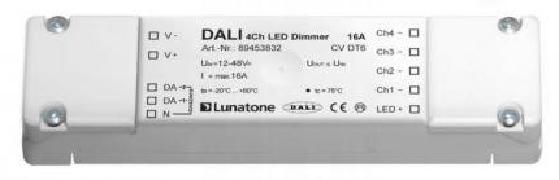 Lunatone Light Management LED-Dimmer DALI 4Ch LED Dimmer CV 16A