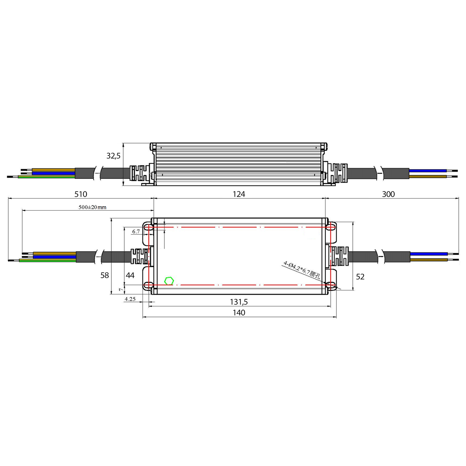 Philips LED-Transformator Xitanium 75W 12VDC 120-277V IP67 - 929003413806