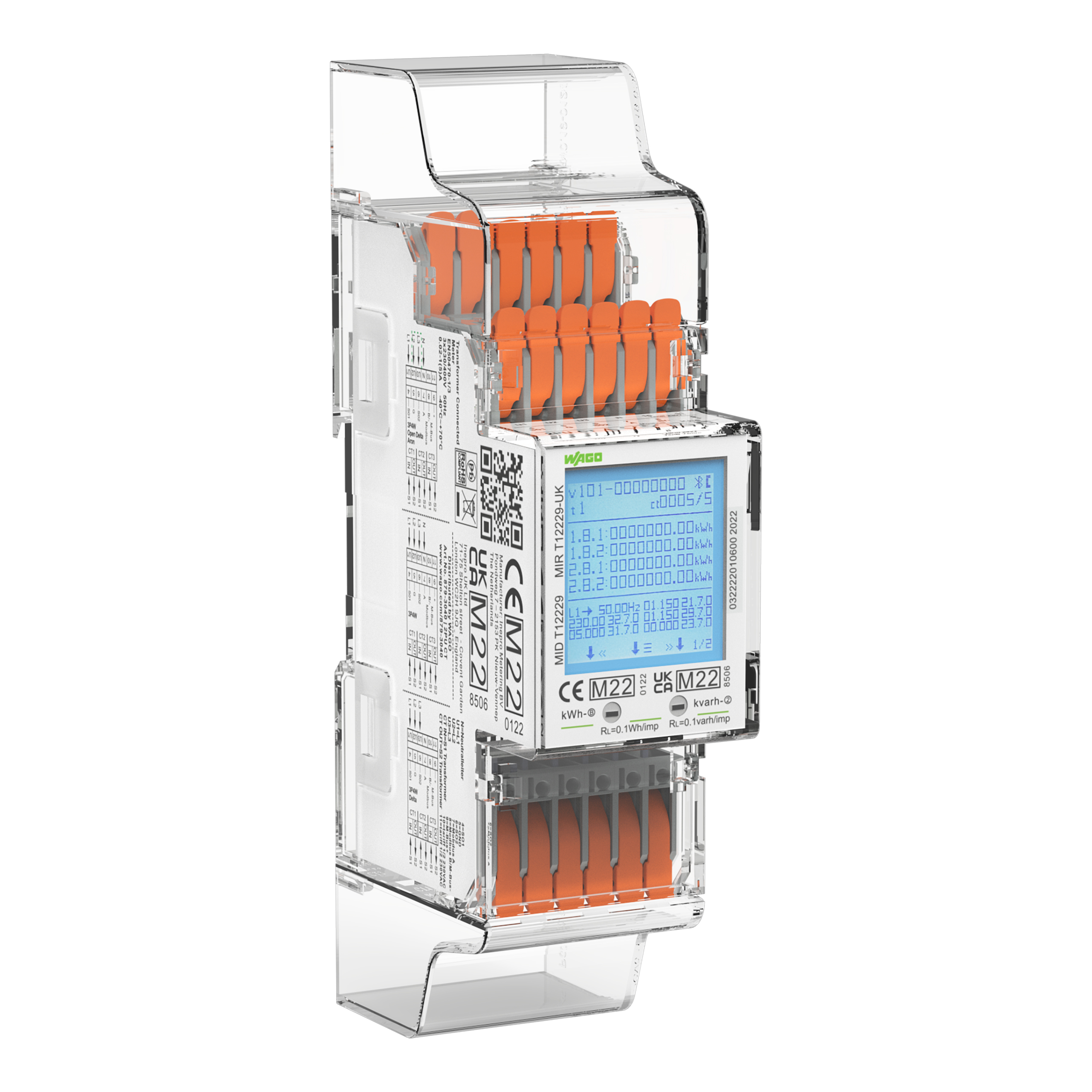WAGO GmbH & Co. KG Energiezähler Wandleranschluss 6A 879-3040