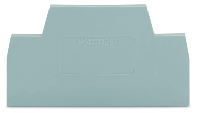 WAGO GmbH & Co. KG Abschlußplatte grau 280-340