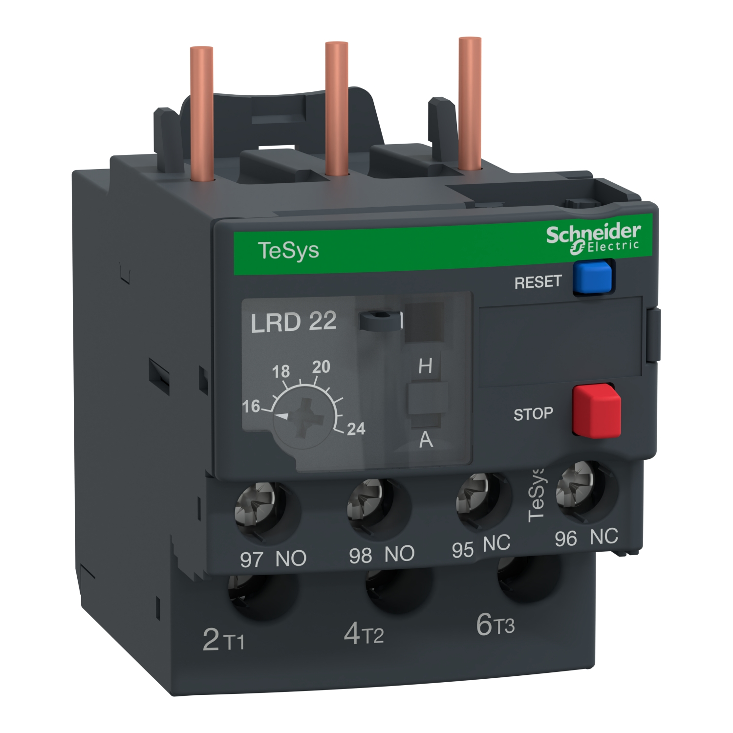 Schneider Electric Motorschutz-Relais 16-24A LRD22