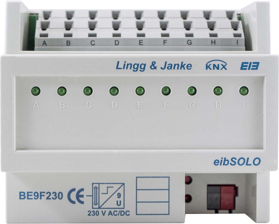Lingg&Janke Binäreingang 9f. 6TE 230V AC/DC BE9F230