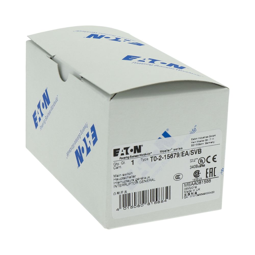 Eaton Hauptschalter/Not-Aus T0-2-15679/EA/SVB