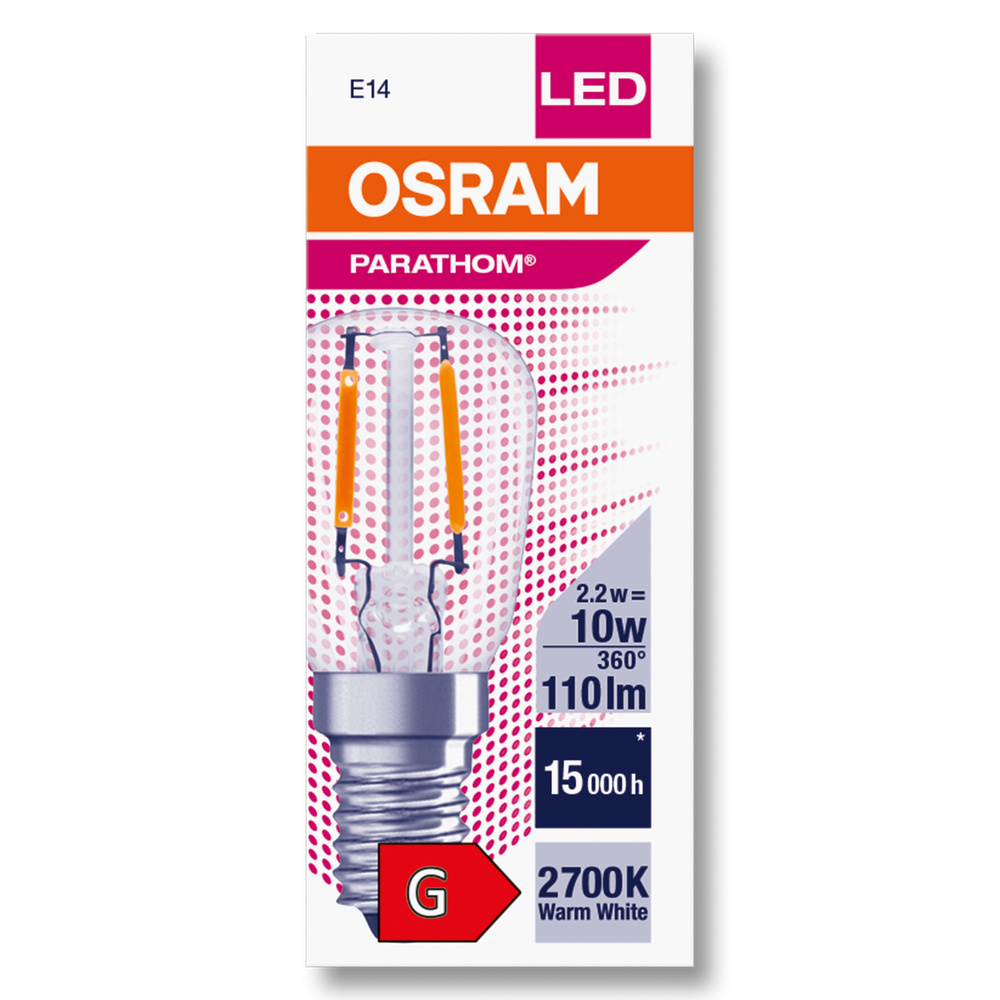 Ledvance LED lamp PARATHOM SPECIAL T26 12 2.2 W/2700 K E14 