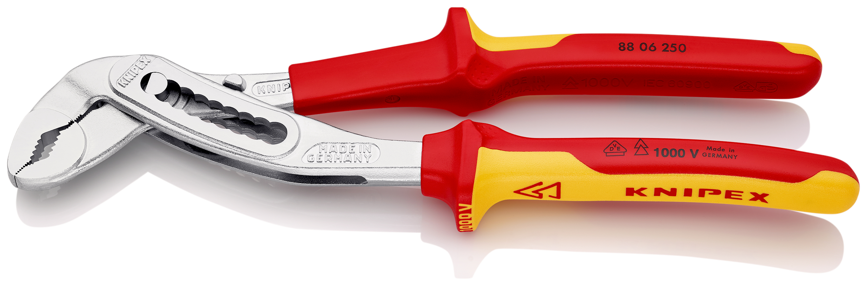 Knipex-Werk Alligator-Wasserpu.-Zange isoliert, 250mm 88 06 250
