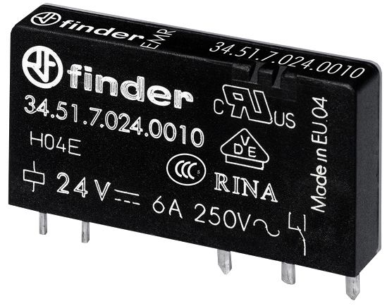 Finder Steck-/Printrelais 34.51.7.005.0010