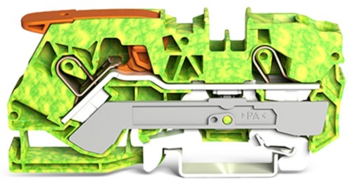 WAGO GmbH & Co. KG Schutzleiterklemm 10 qmm, gn-ge 2110-1207 - 2110-1207