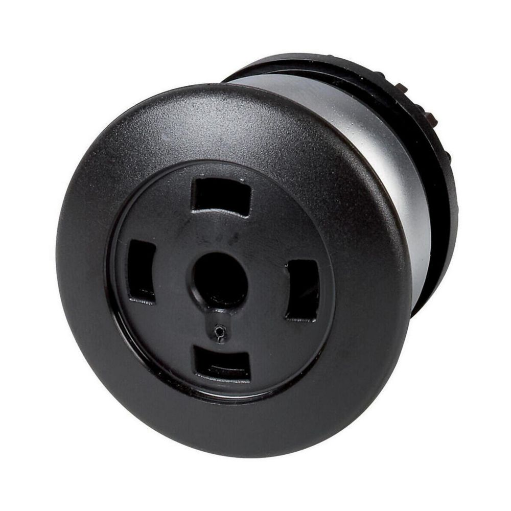 Eaton Pilzdrucktaste schwarz,blanko M22-DP-S-X