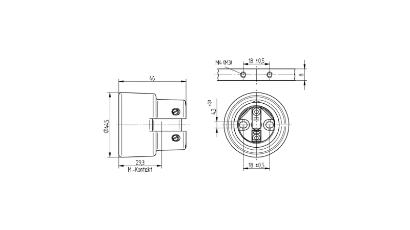 BJB Lampenfassung E27 für HID-Lampen 29.311.1700.00