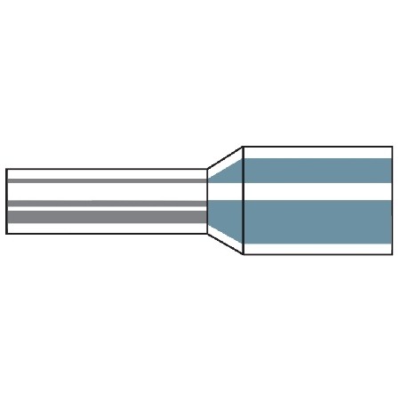 Zoller+Fröhlich Aderendhülse 2,5/10HLS blau V30AE003702