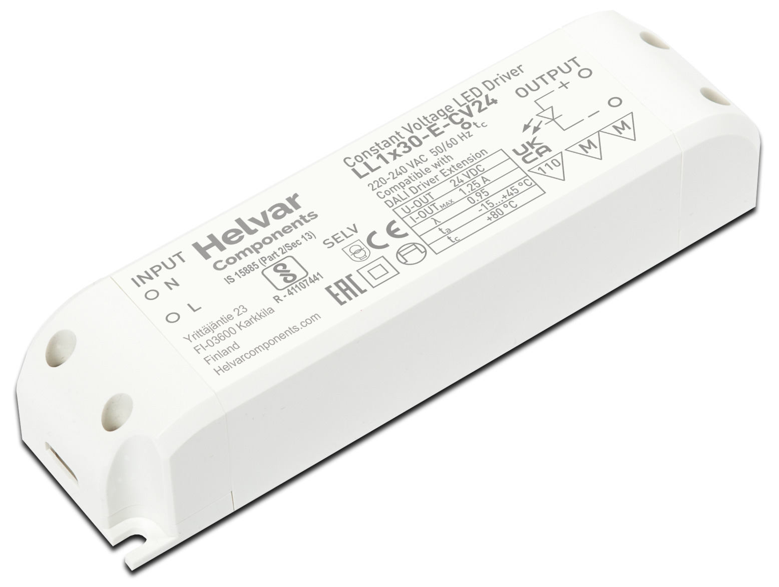 Helvar LED-Treiber LL1x30-E-CV24 - 5587000