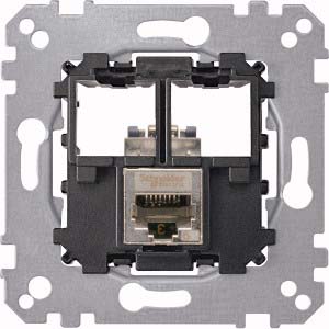 Merten Tragplatte 1fach m. RJ45 Cat6A STP MEG4576-0021